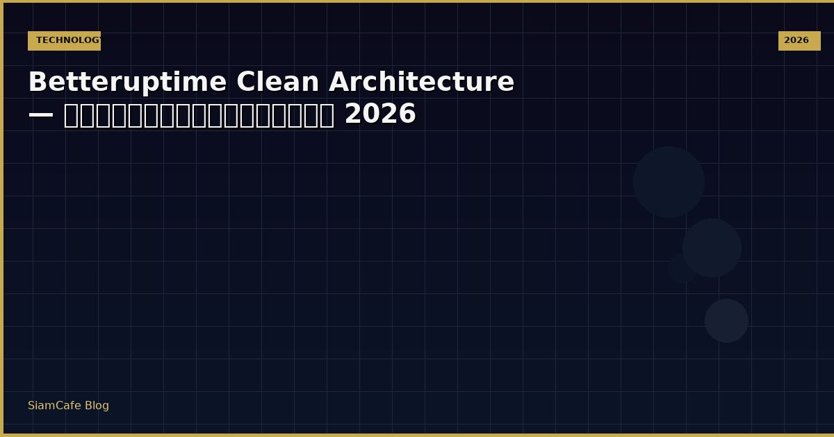 betteruptime clean architecture