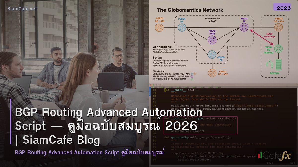 bgp routing advanced automation script