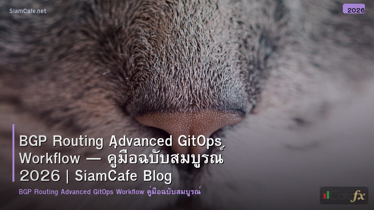 bgp routing advanced gitops workflow