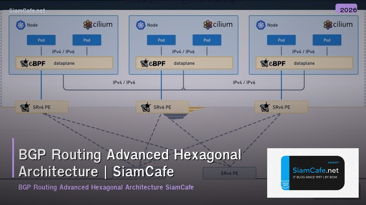 bgp routing advanced hexagonal architecture