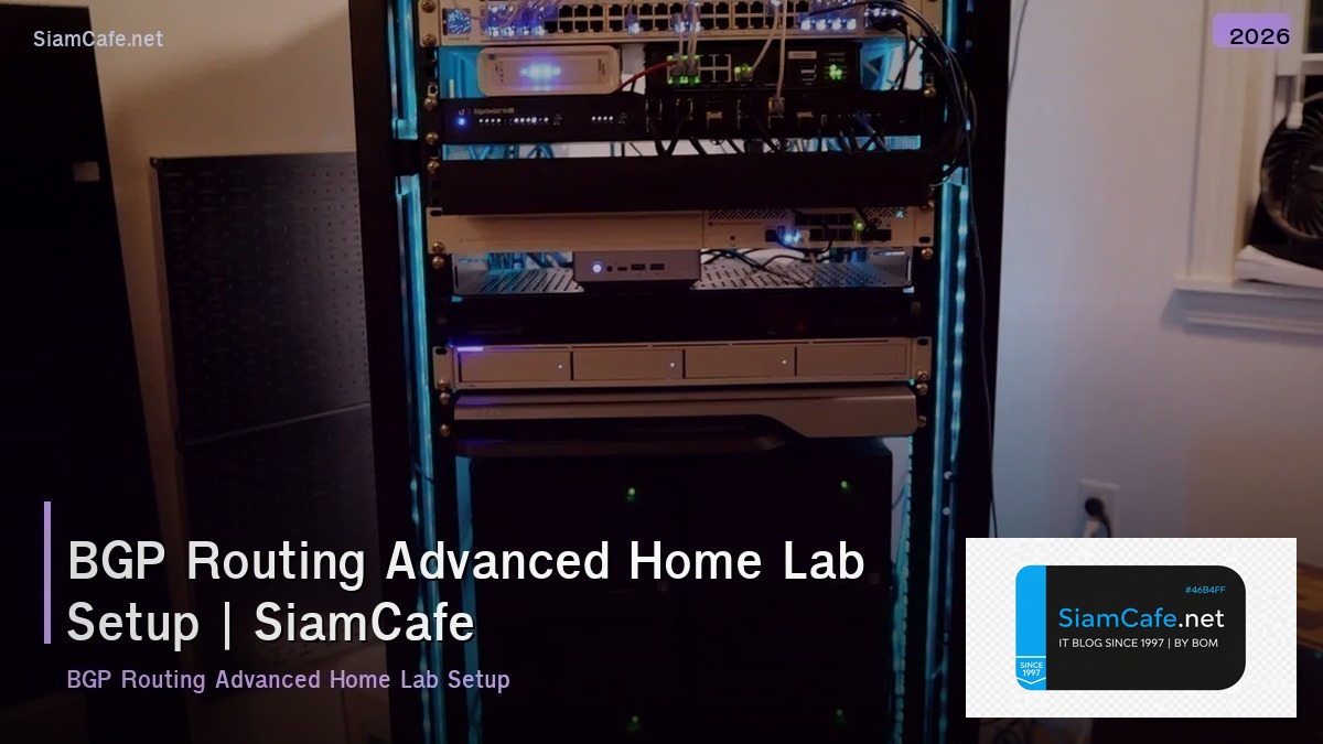 bgp routing advanced home lab setup