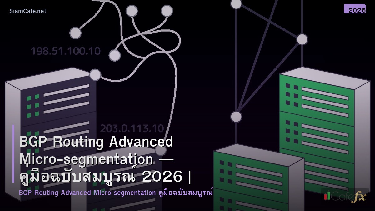 bgp routing advanced micro segmentation