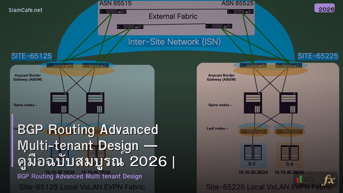 bgp routing advanced multi tenant design