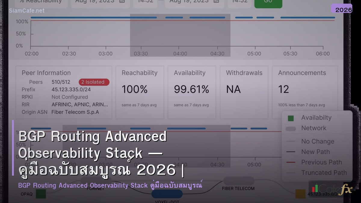 bgp routing advanced observability stack