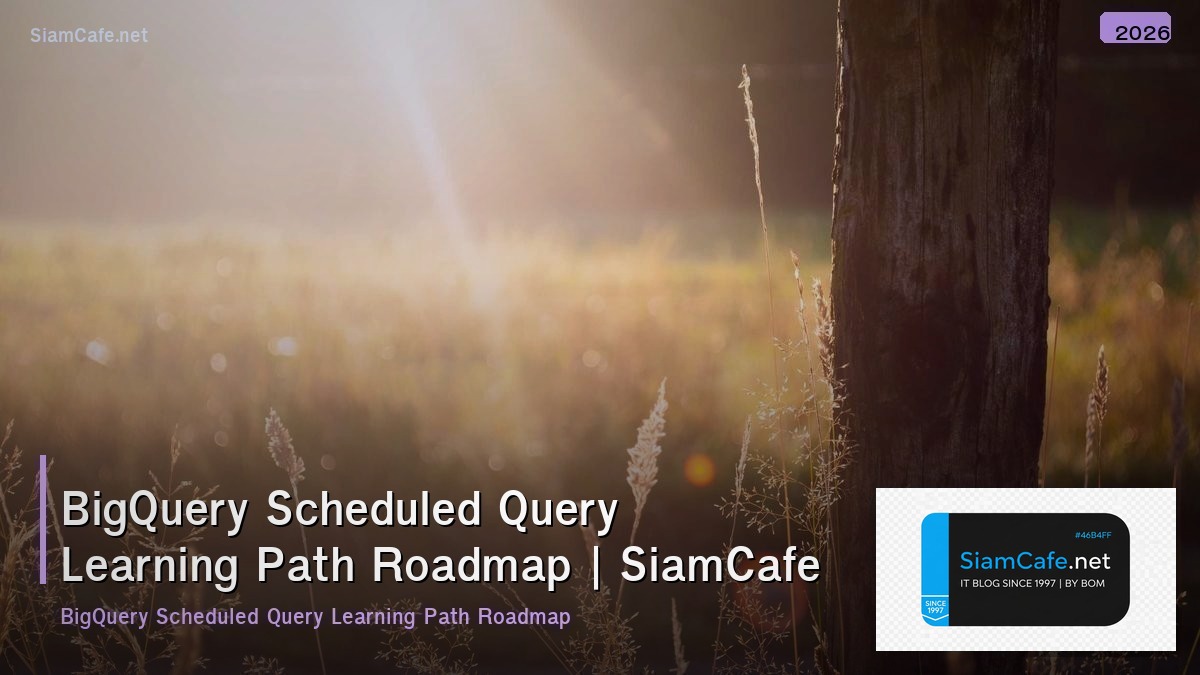 bigquery scheduled query learning path roadmap