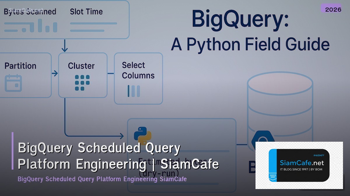 bigquery scheduled query platform engineering