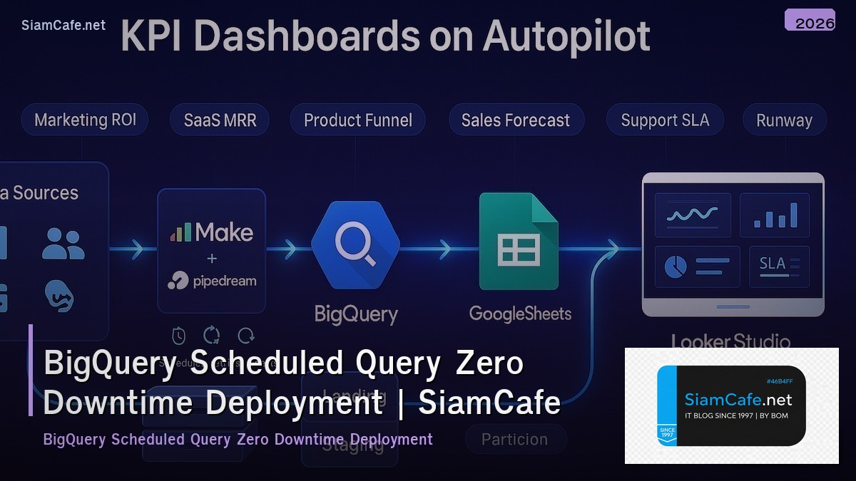 bigquery scheduled query zero downtime deployment