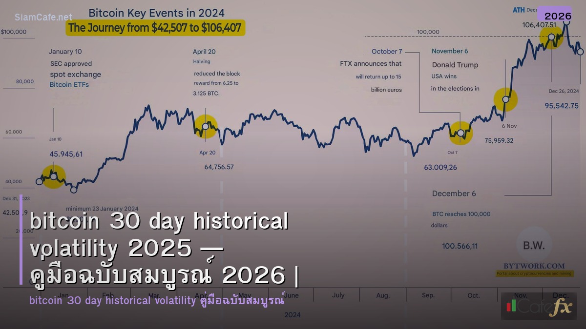 bitcoin 30 day historical volatility 2025