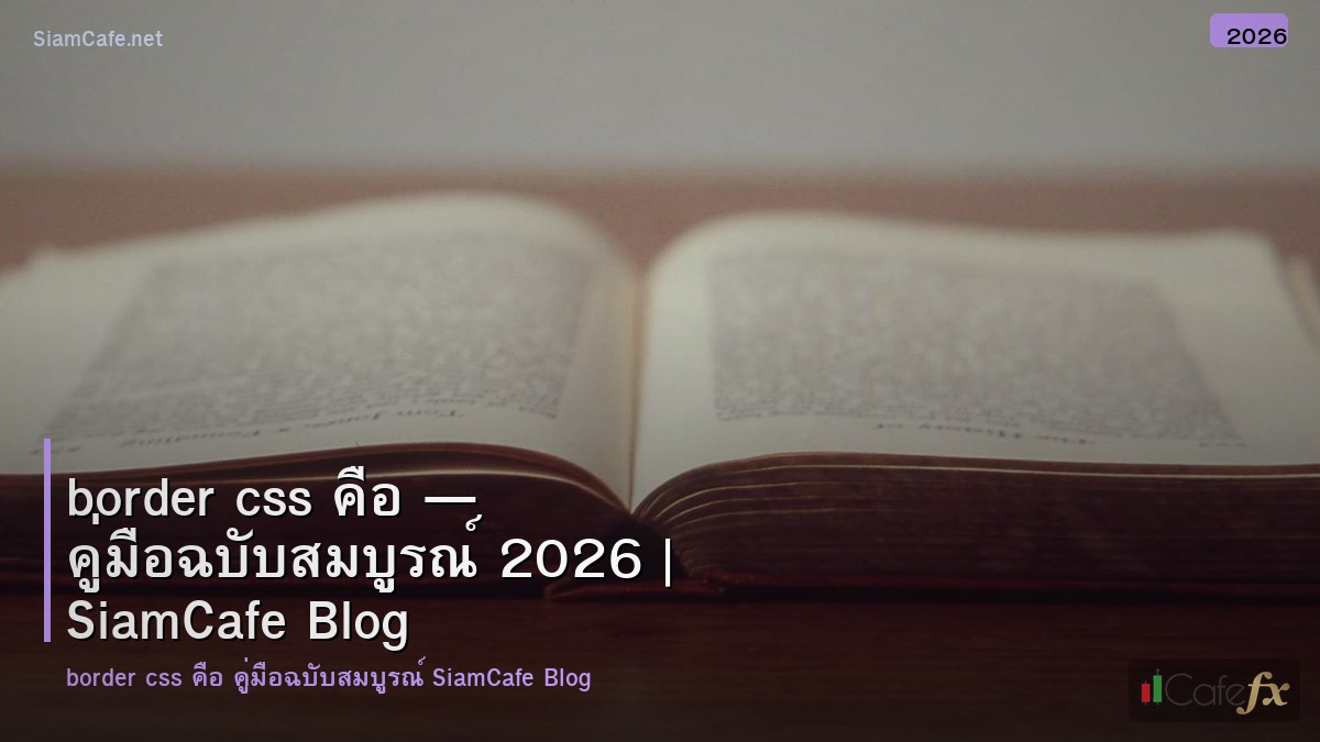 border css คอ
