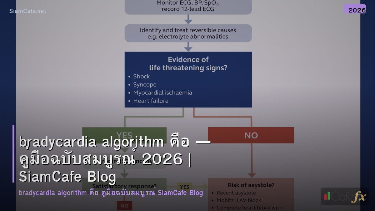 bradycardia algorithm คอ