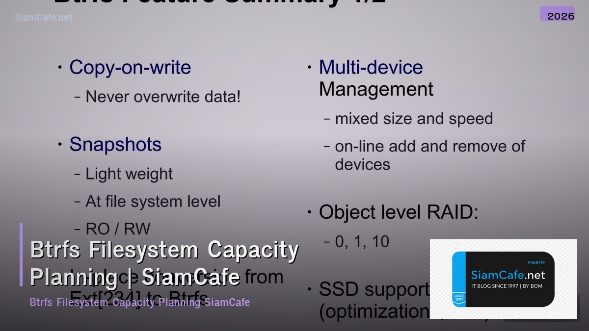 btrfs filesystem capacity planning