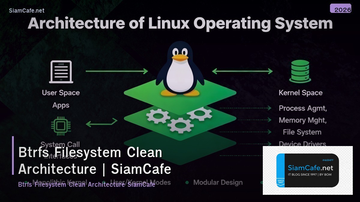btrfs filesystem clean architecture