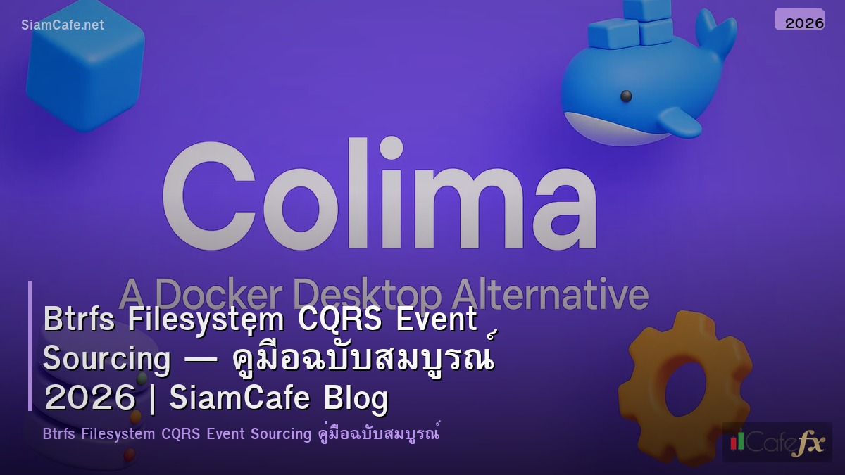 btrfs filesystem cqrs event sourcing