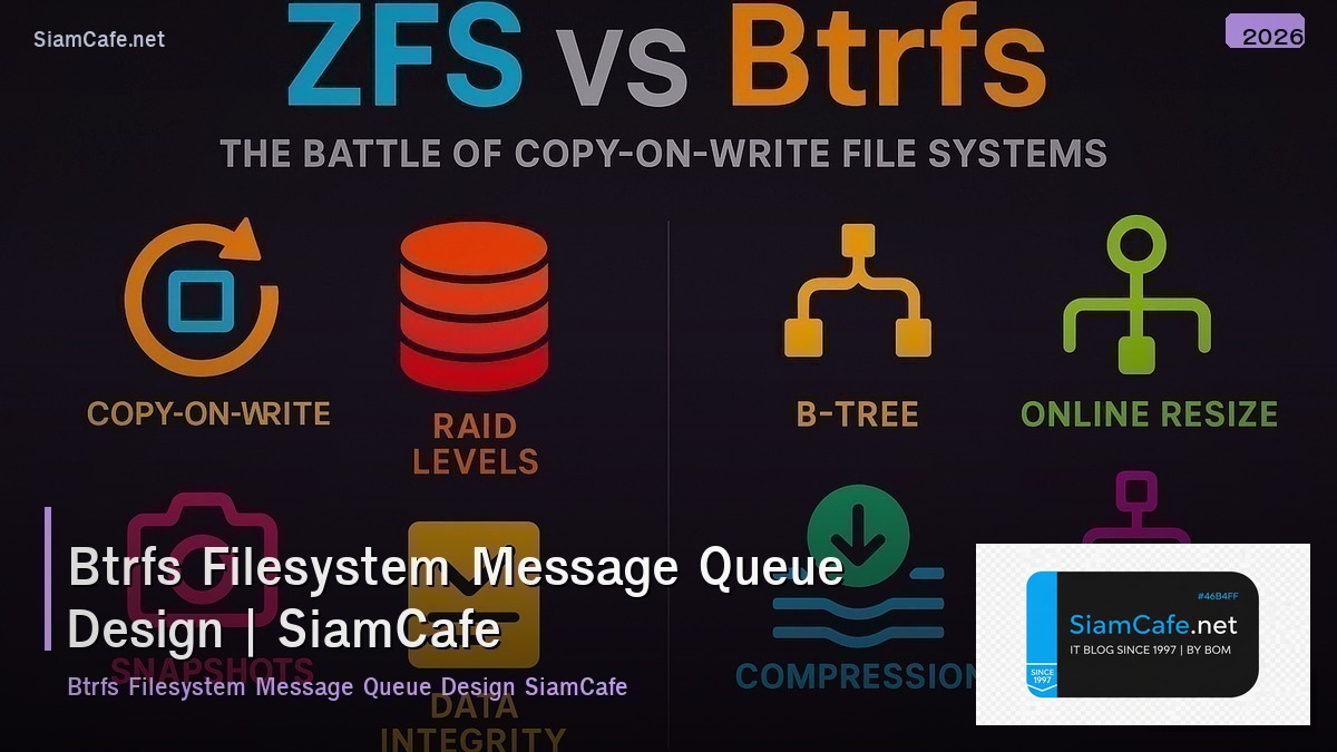 btrfs filesystem message queue design