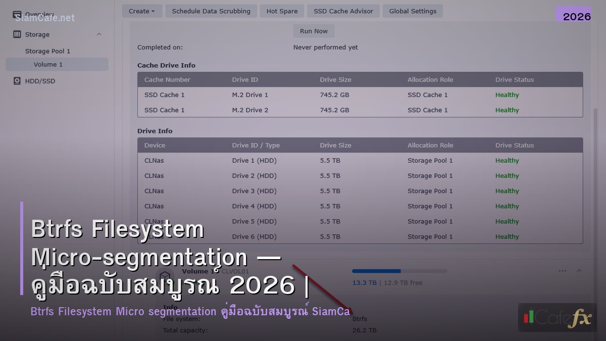 btrfs filesystem micro segmentation