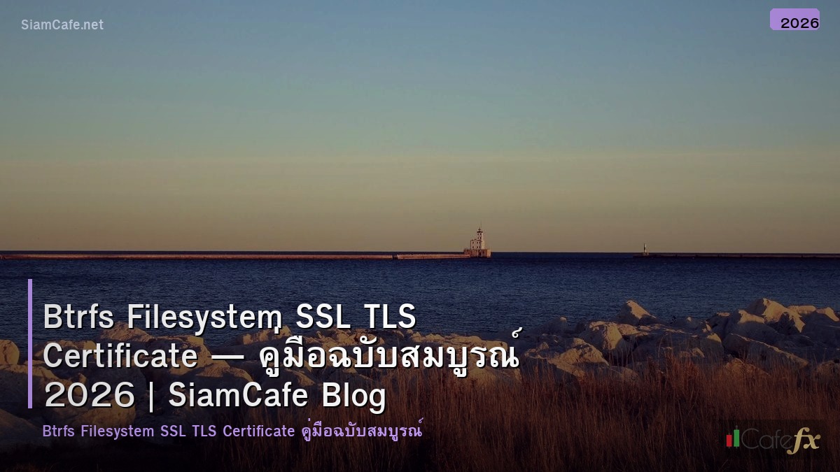 btrfs filesystem ssl tls certificate