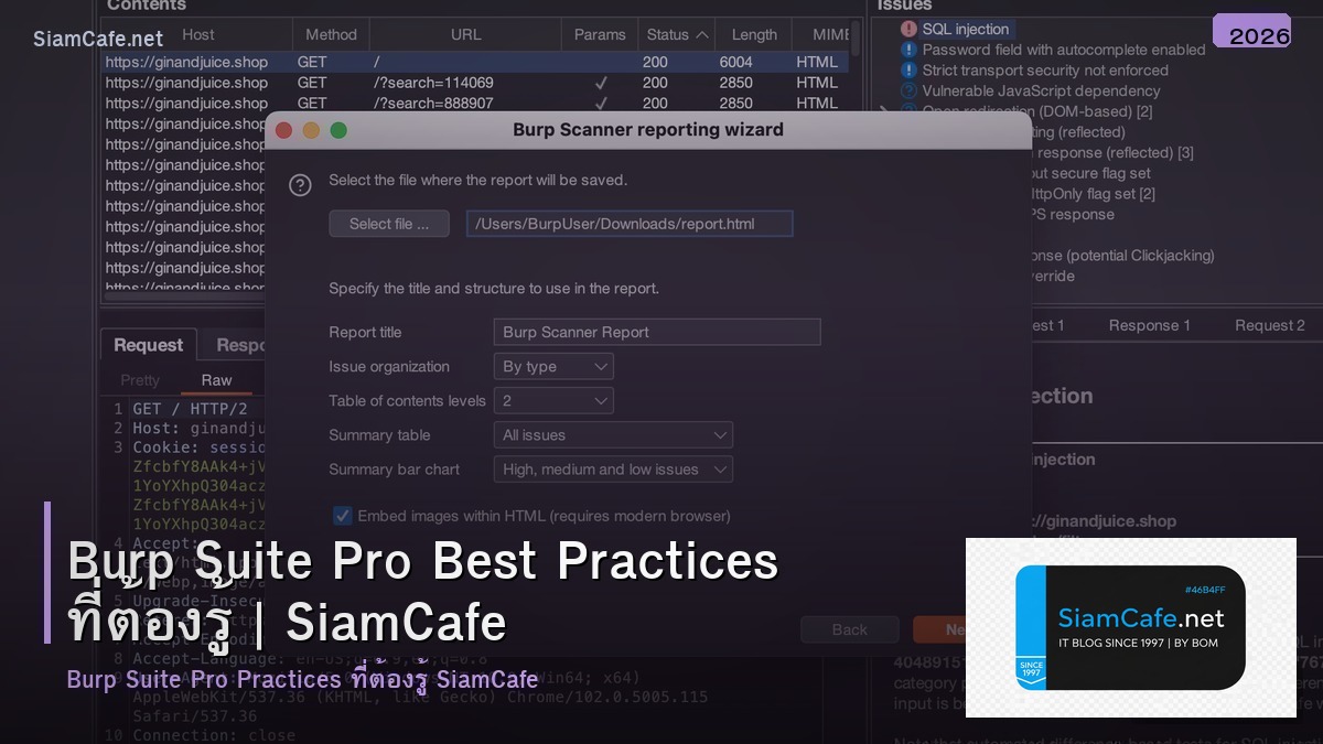 burp suite pro best practices ทตองร