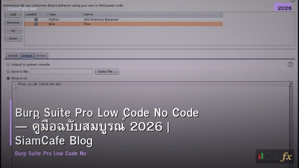burp suite pro low code no code