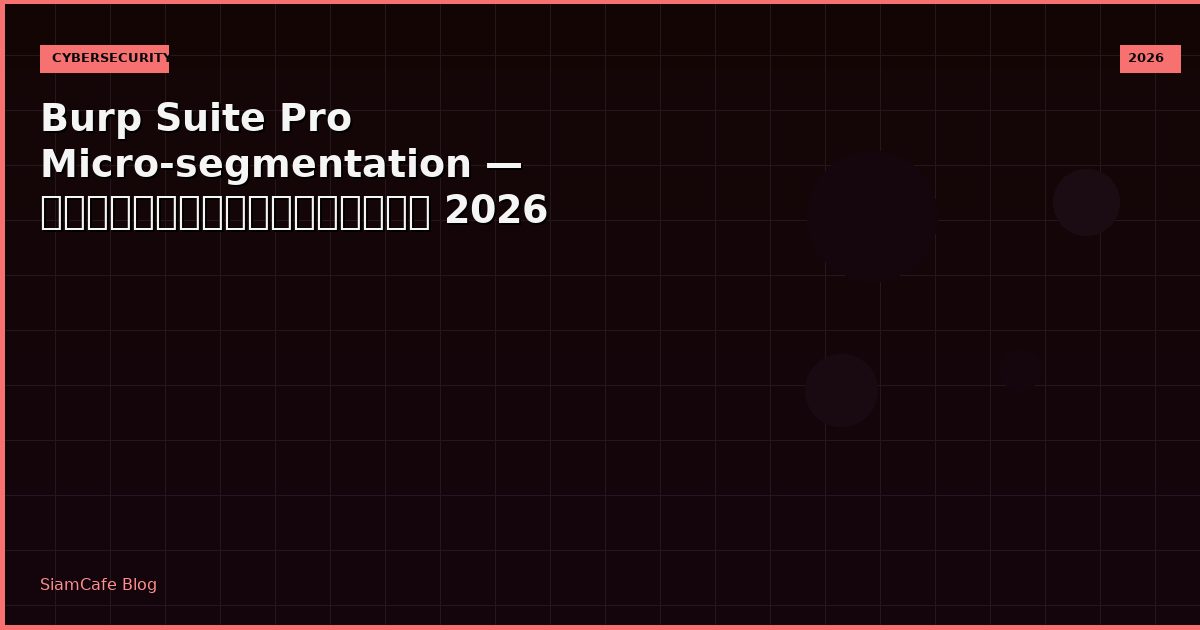 burp suite pro micro segmentation