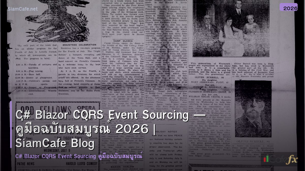 c blazor cqrs event sourcing