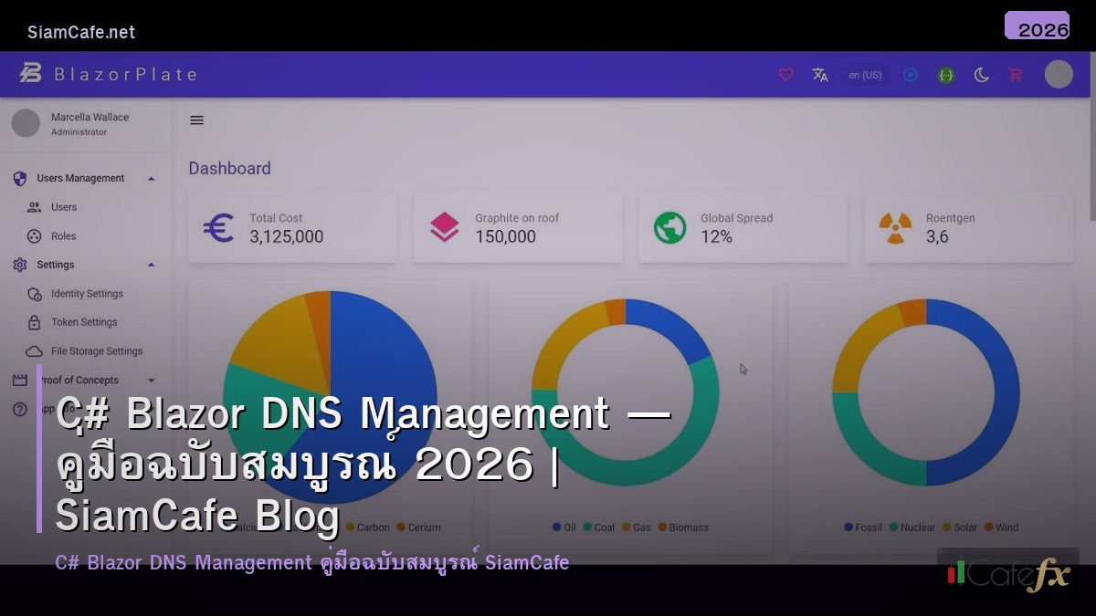 c blazor dns management