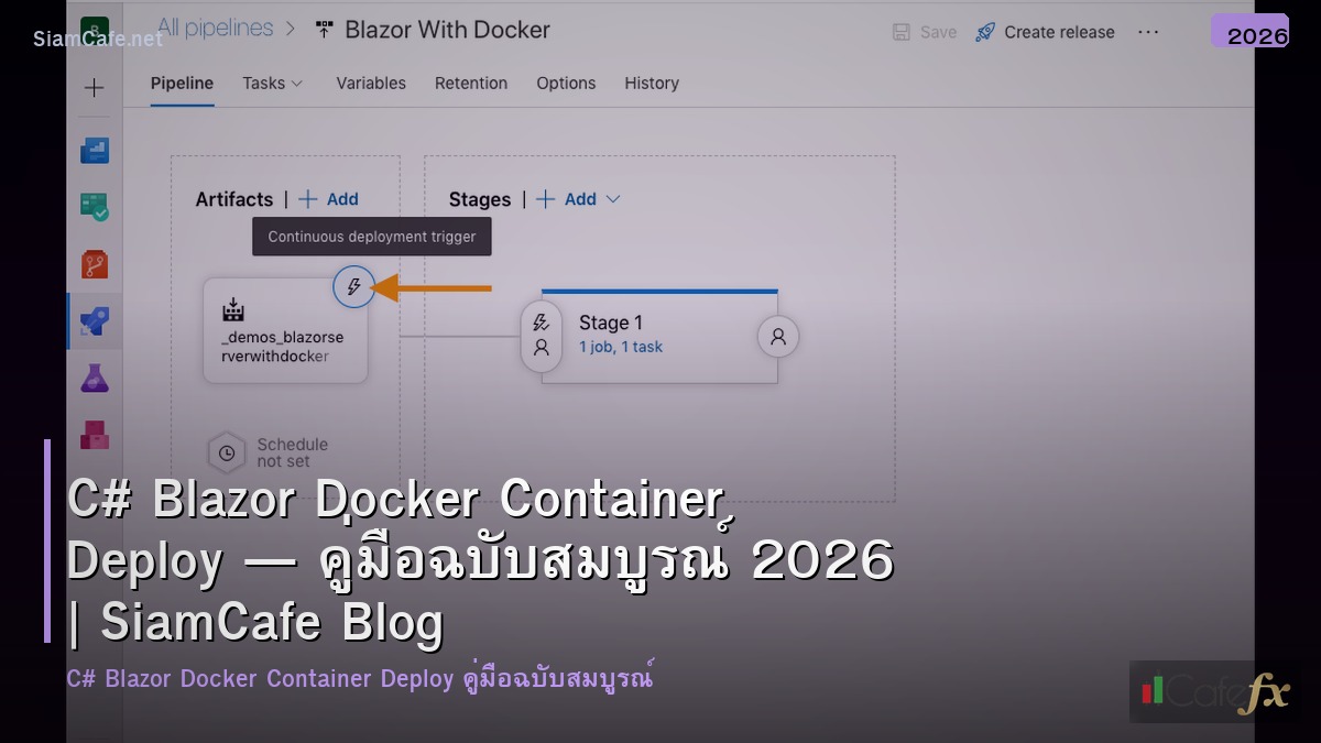 c blazor docker container deploy