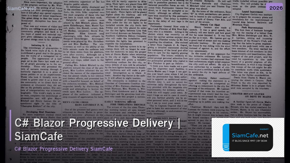 c blazor progressive delivery