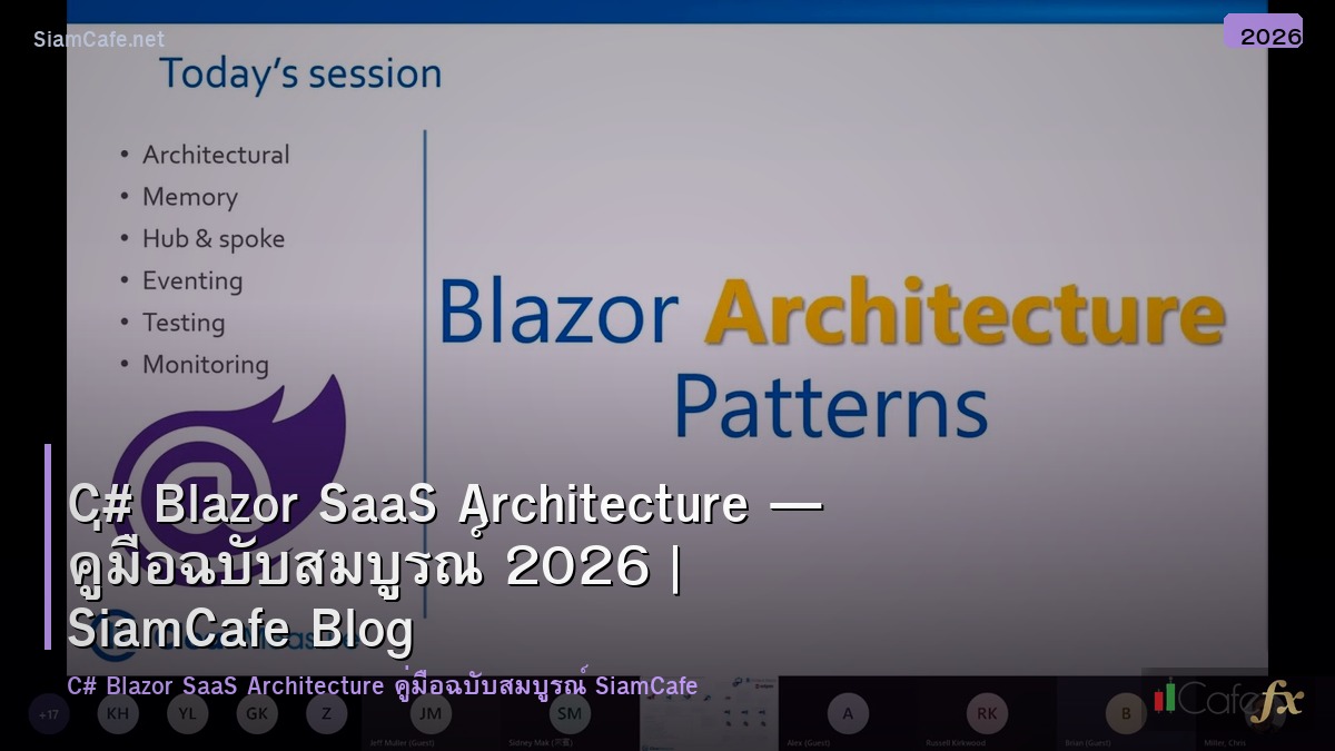 c blazor saas architecture