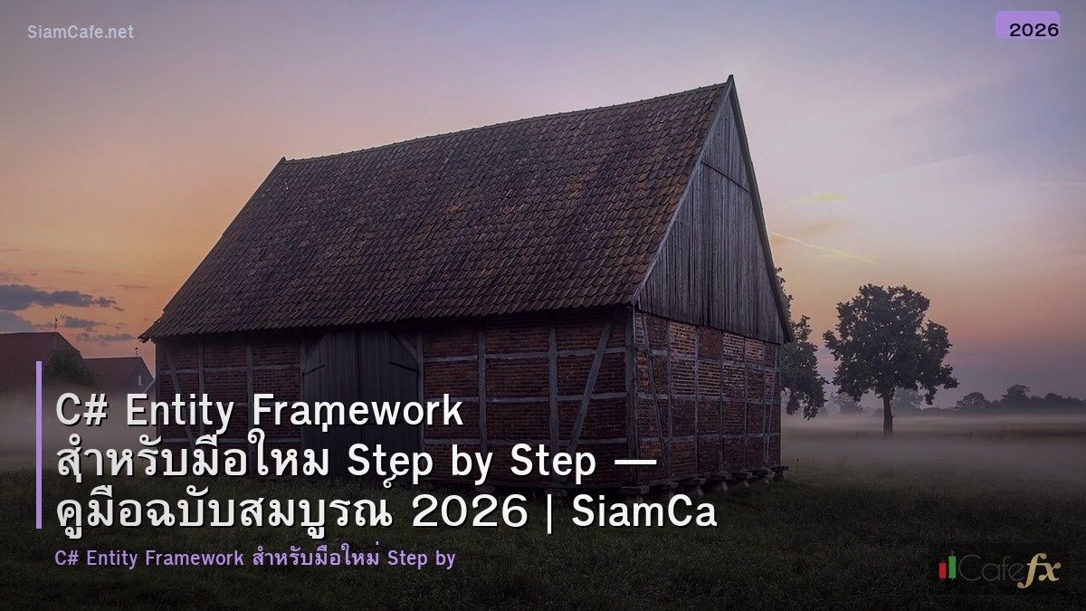 c entity framework สำหรบมอใหม step by step