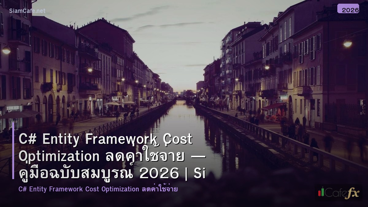 c entity framework cost optimization ลดคาใชจาย