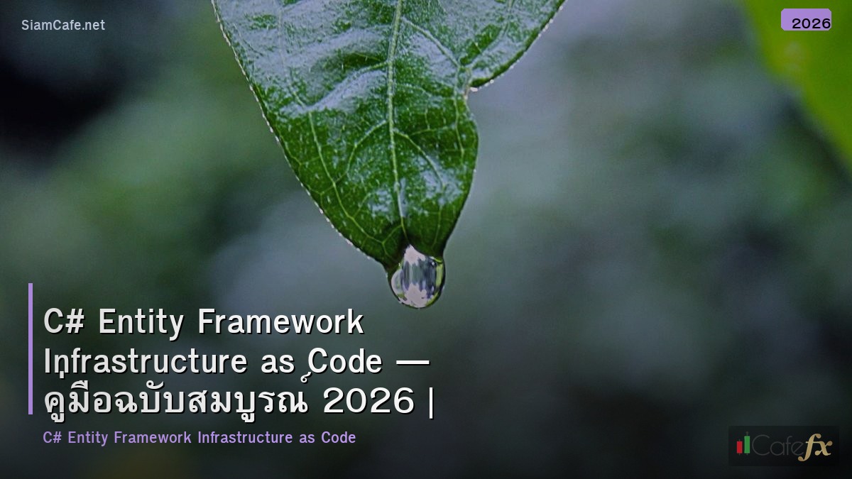 c entity framework infrastructure as code