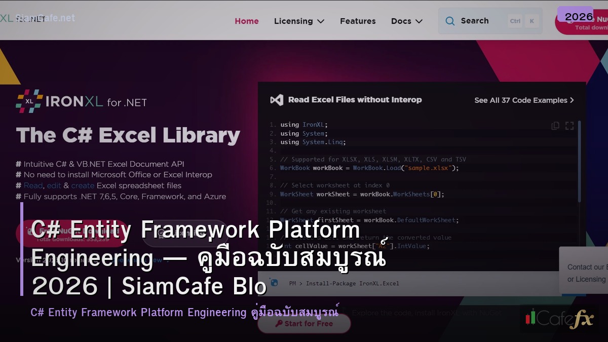 c entity framework platform engineering