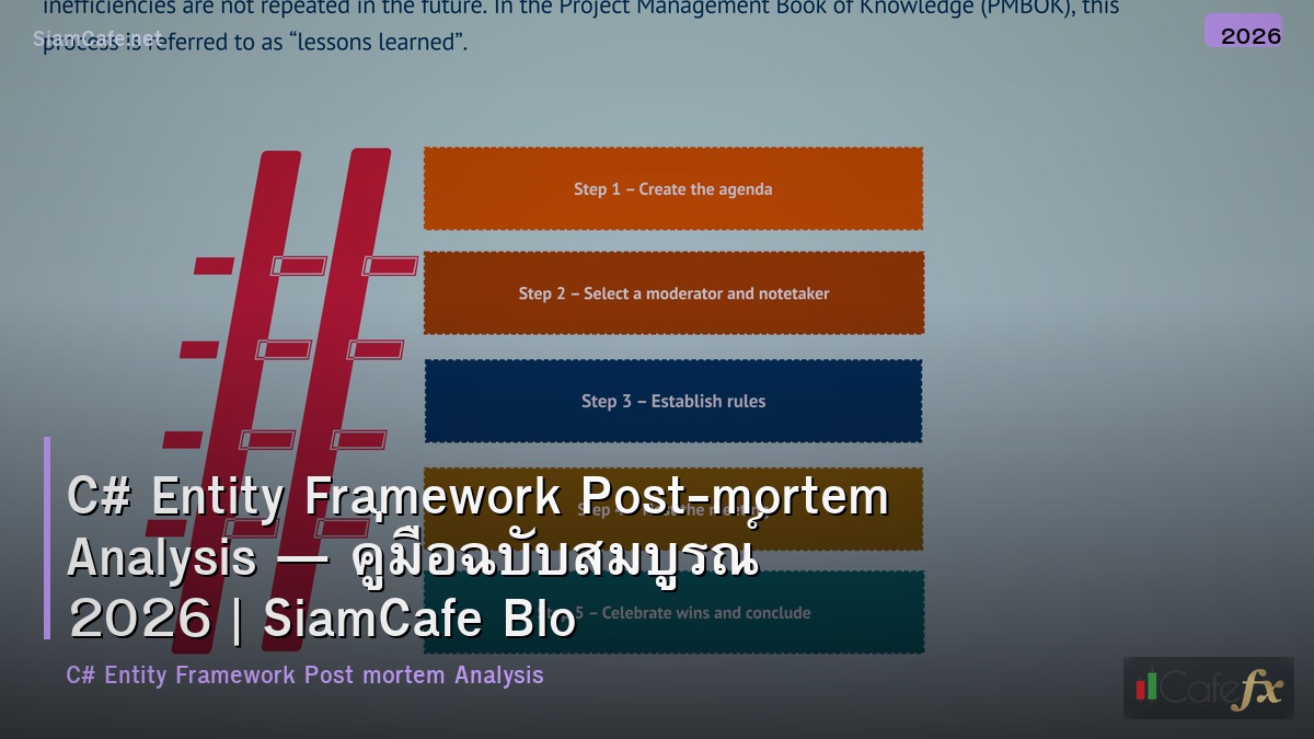 c entity framework post mortem analysis