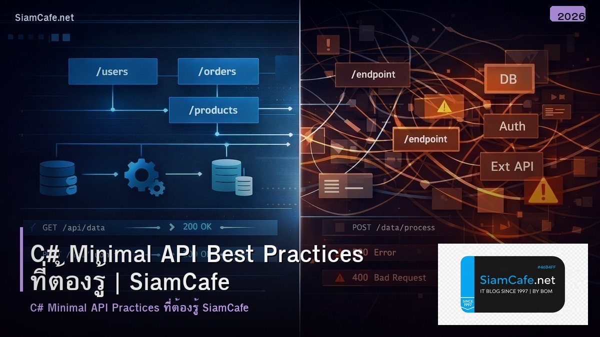 c minimal api best practices ทตองร