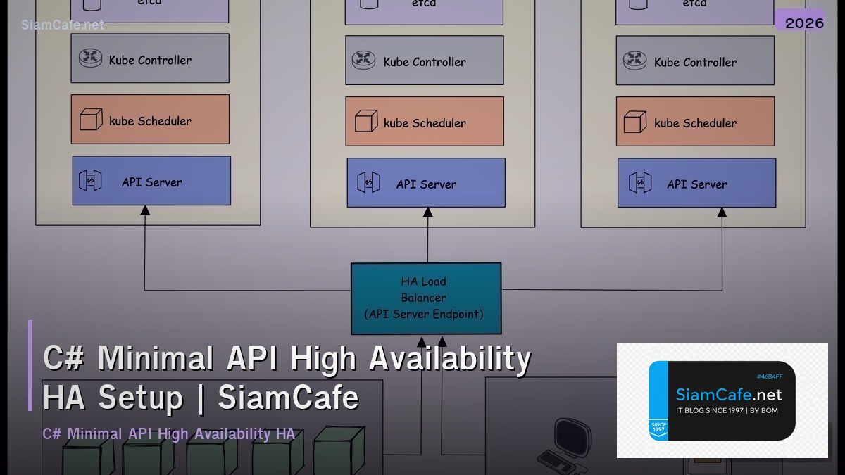 c minimal api high availability ha setup