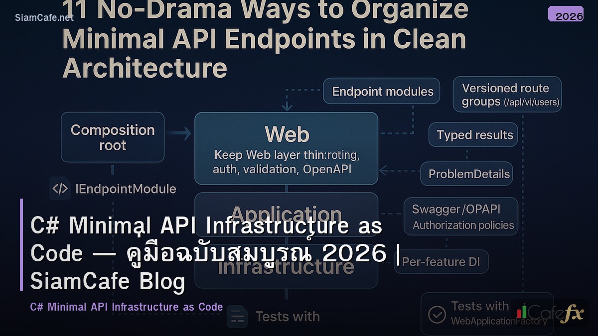 c minimal api infrastructure as code