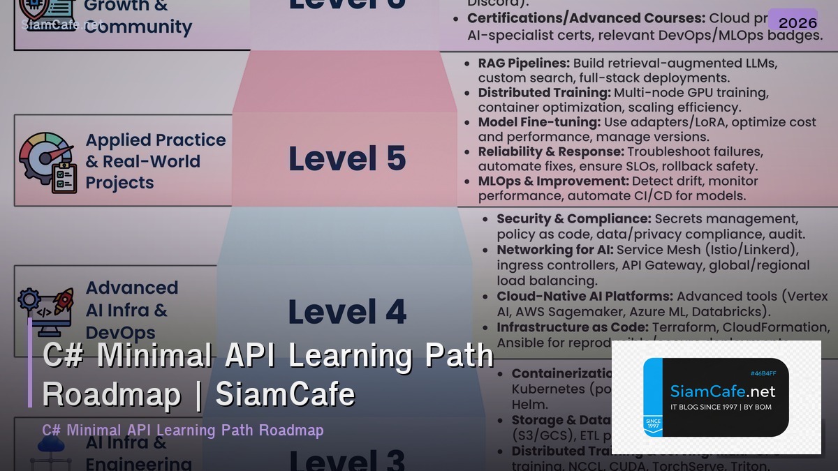 c minimal api learning path roadmap