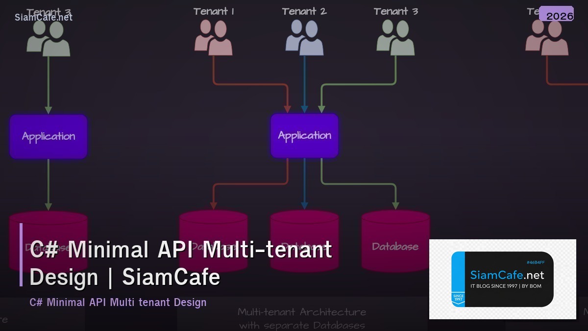 c minimal api multi tenant design