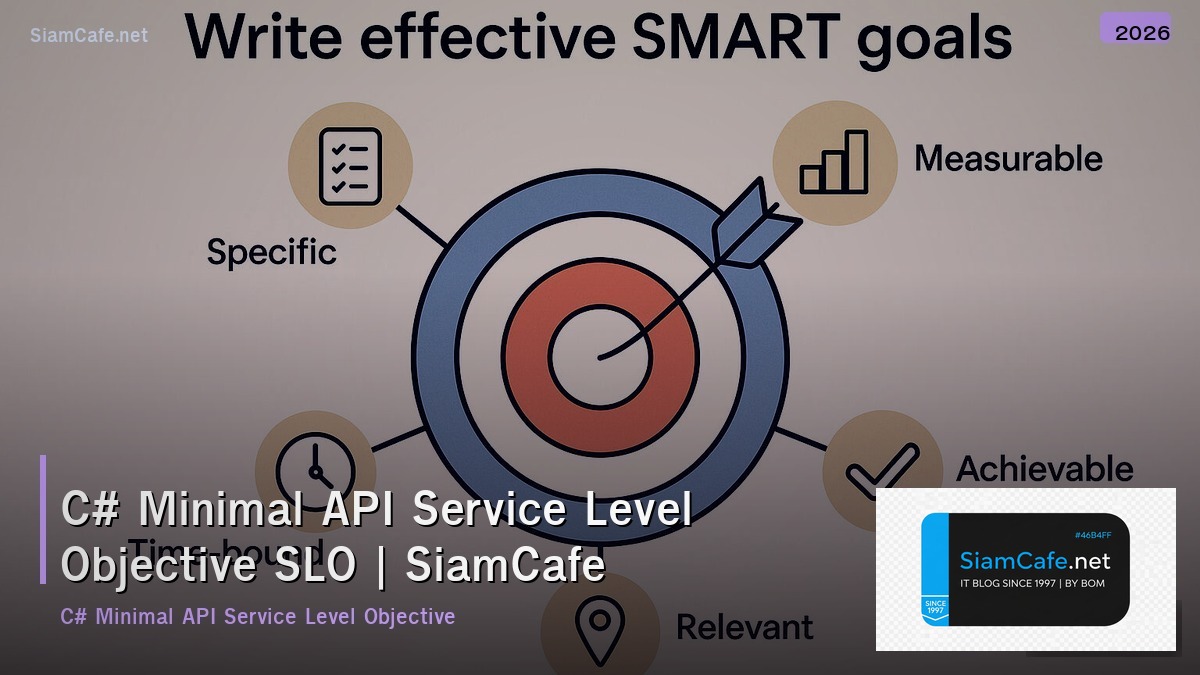 c minimal api service level objective slo