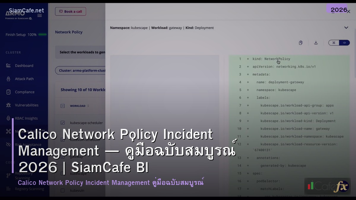calico network policy incident management