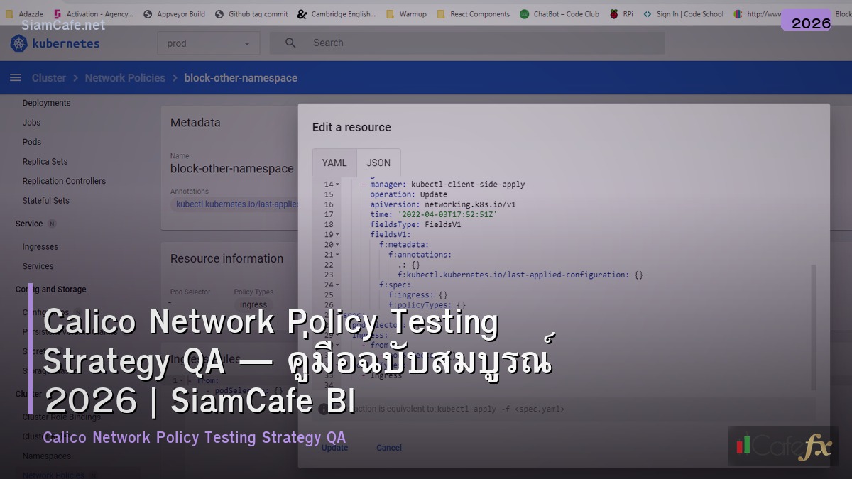 calico network policy testing strategy qa