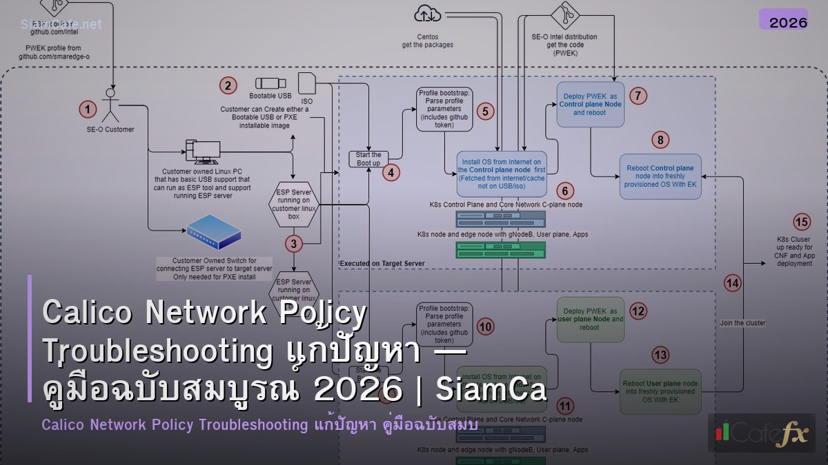 calico network policy troubleshooting แกปญหา