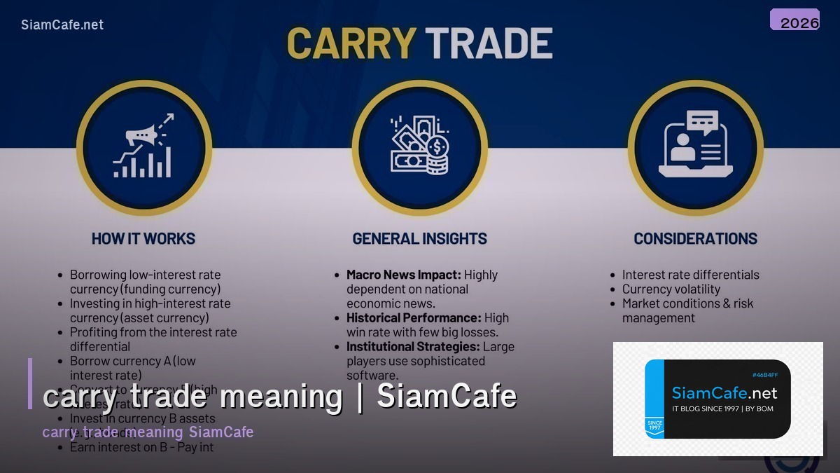 carry trade meaning
