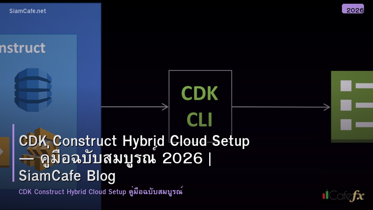 cdk construct hybrid cloud setup
