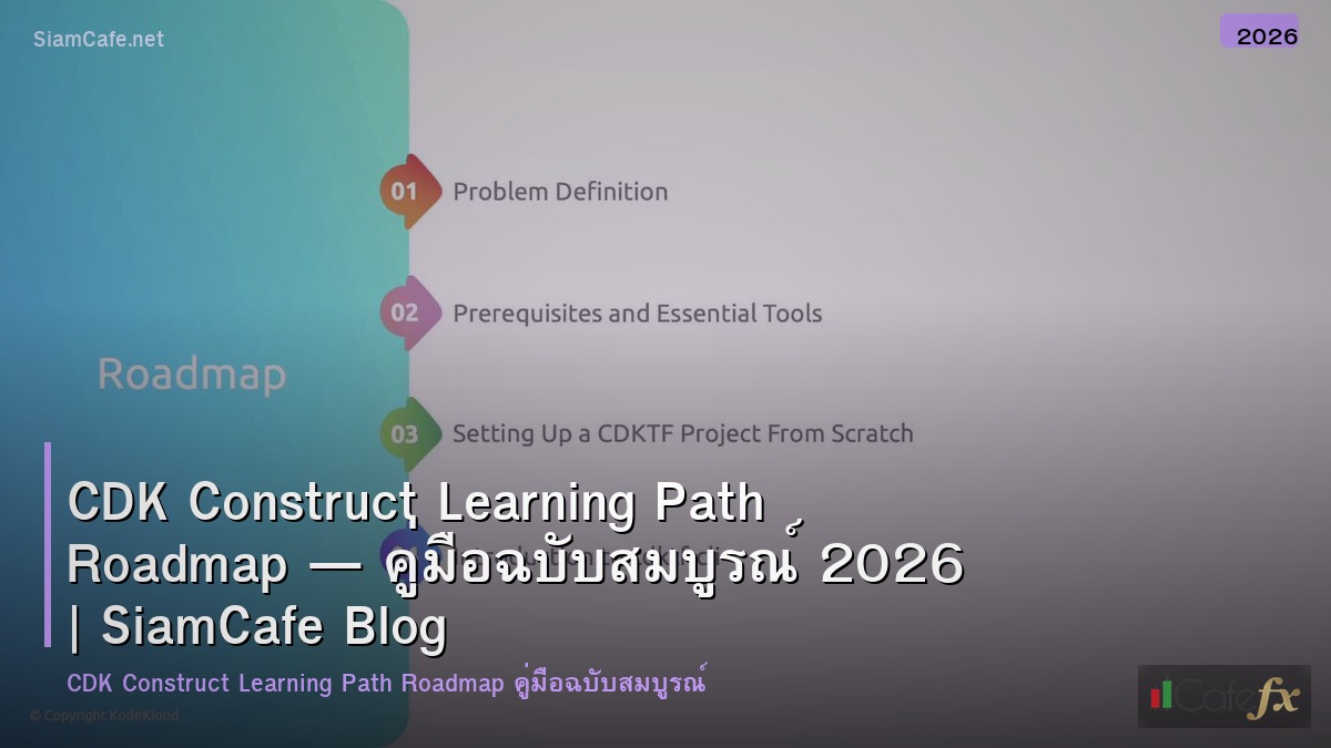 cdk construct learning path roadmap