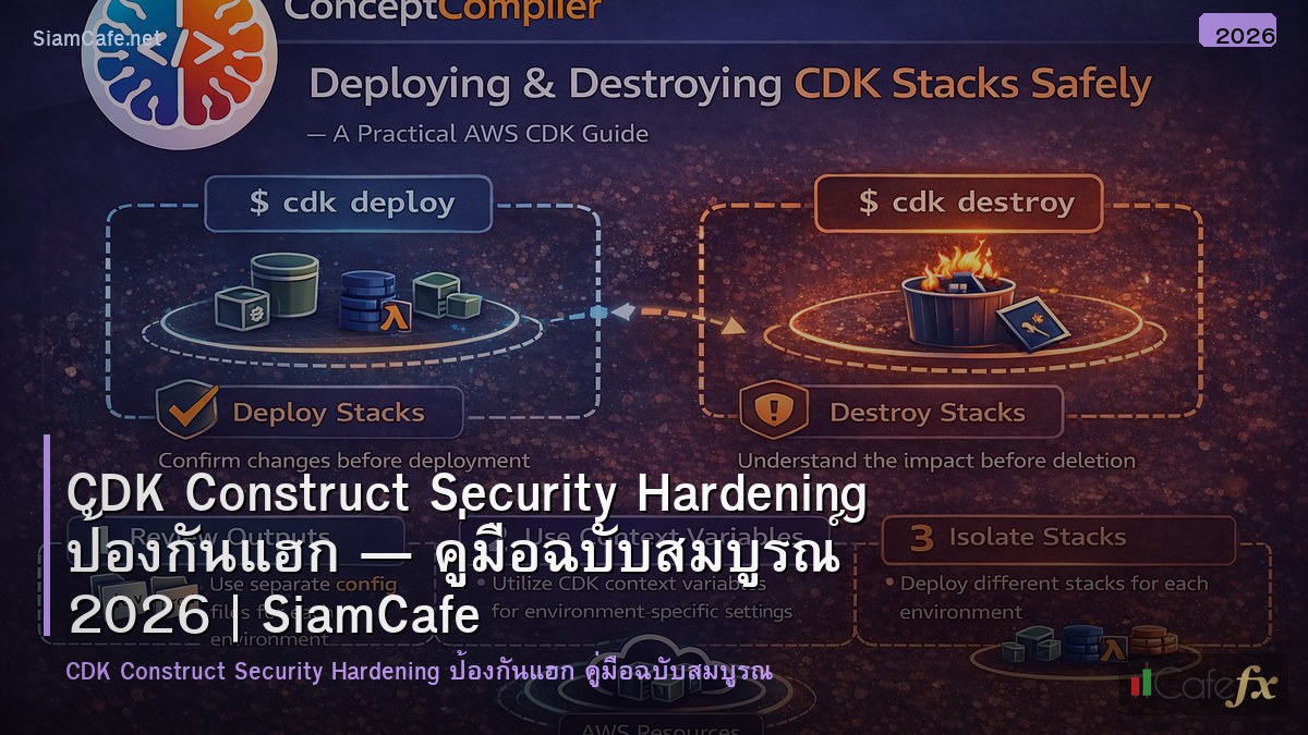 cdk construct security hardening ปองกนแฮก