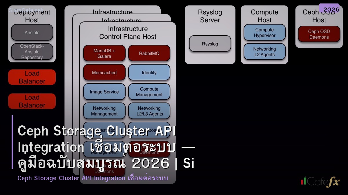 ceph storage cluster api integration เชอมตอระบบ