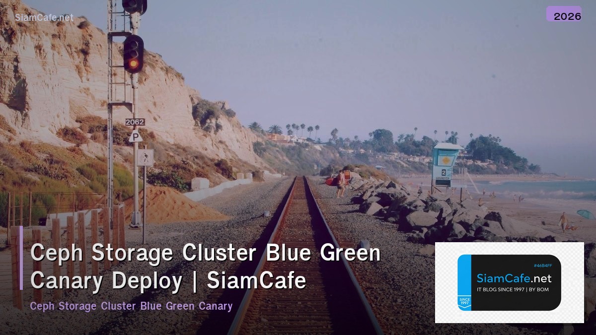 ceph storage cluster blue green canary deploy