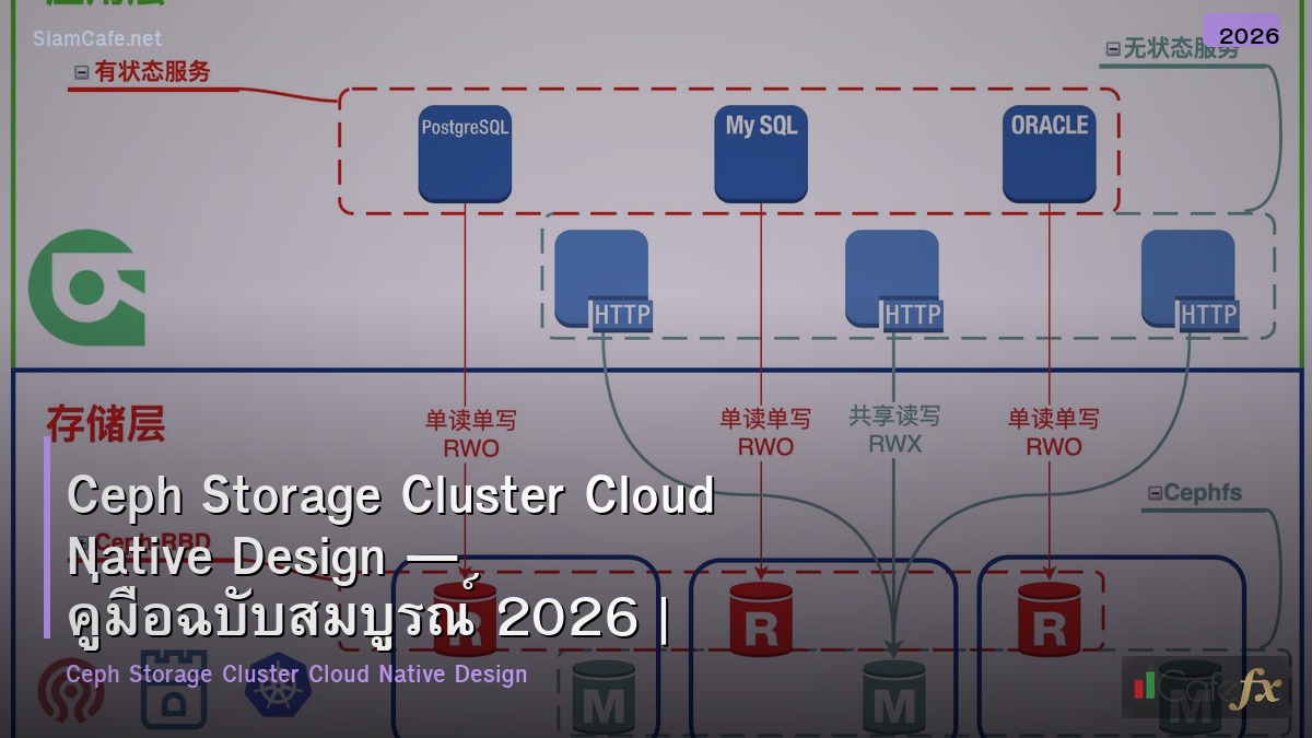 ceph storage cluster cloud native design