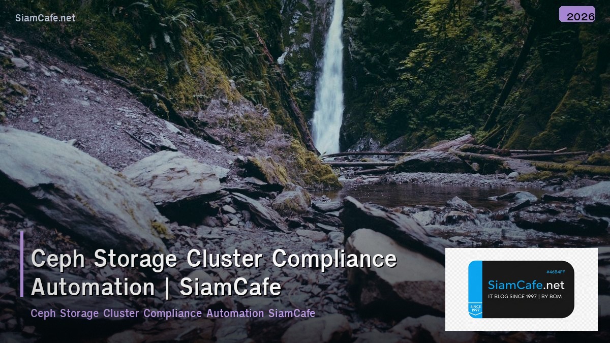 ceph storage cluster compliance automation